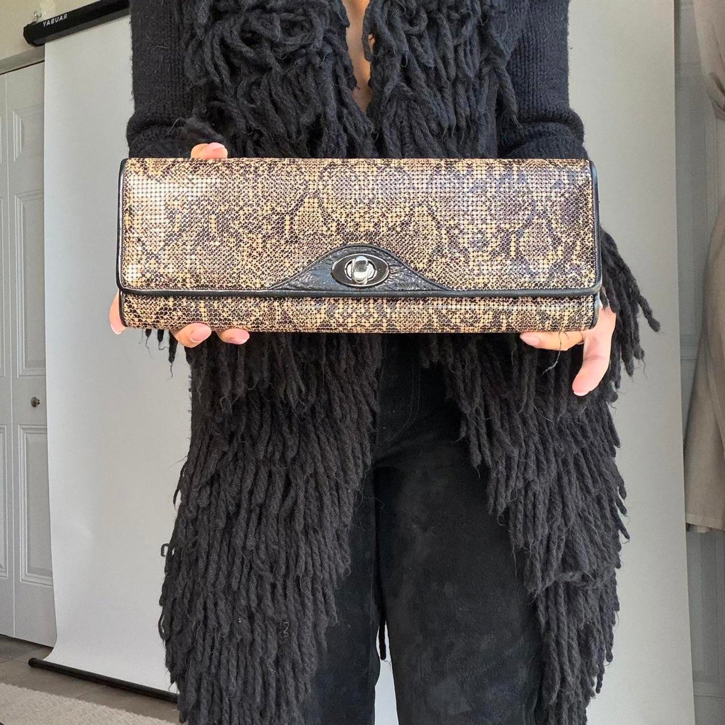 Women's Black and Brown Bag