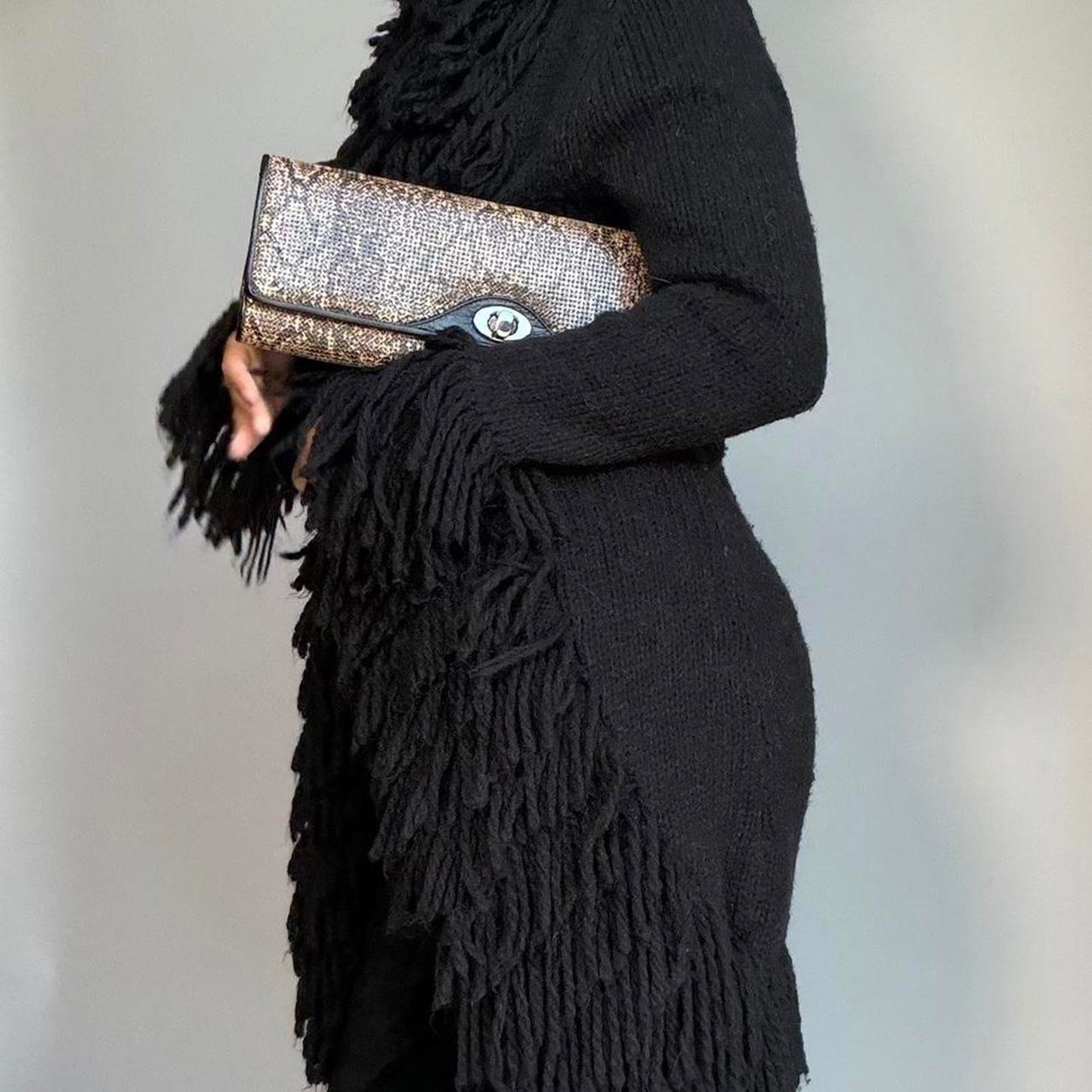 Women's Black and Brown Bag
