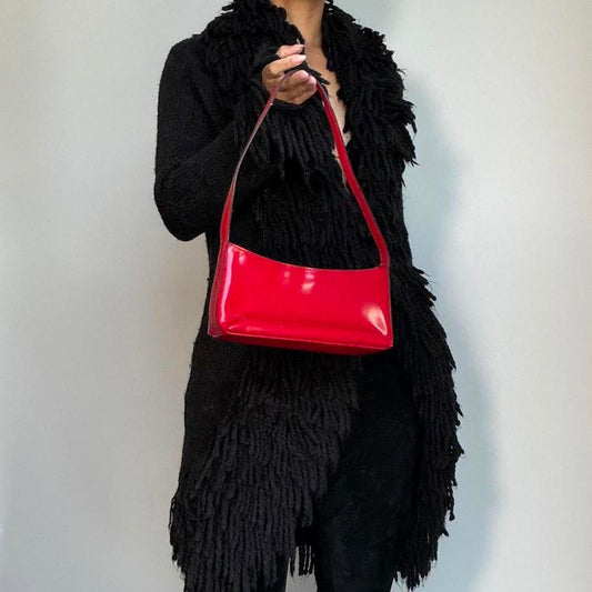 DKNY Women's Red and Black Bag