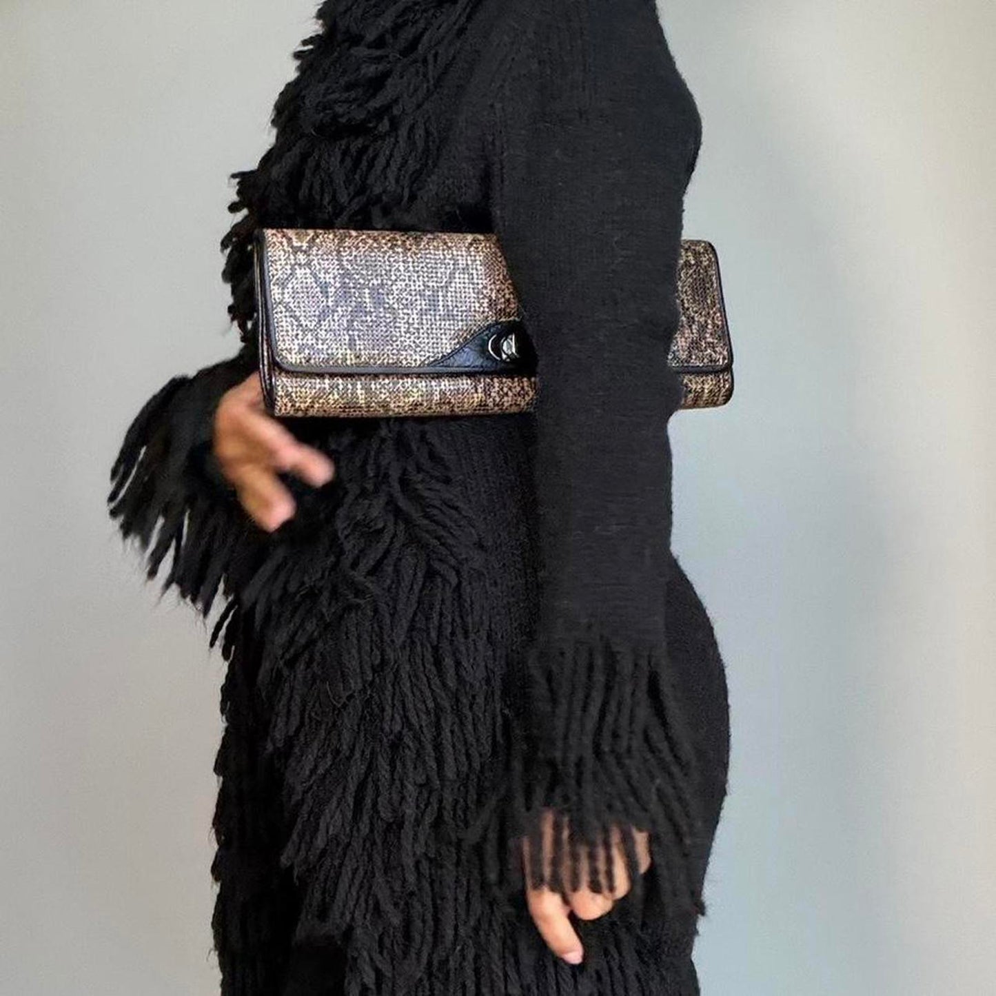 Women's Black and Brown Bag