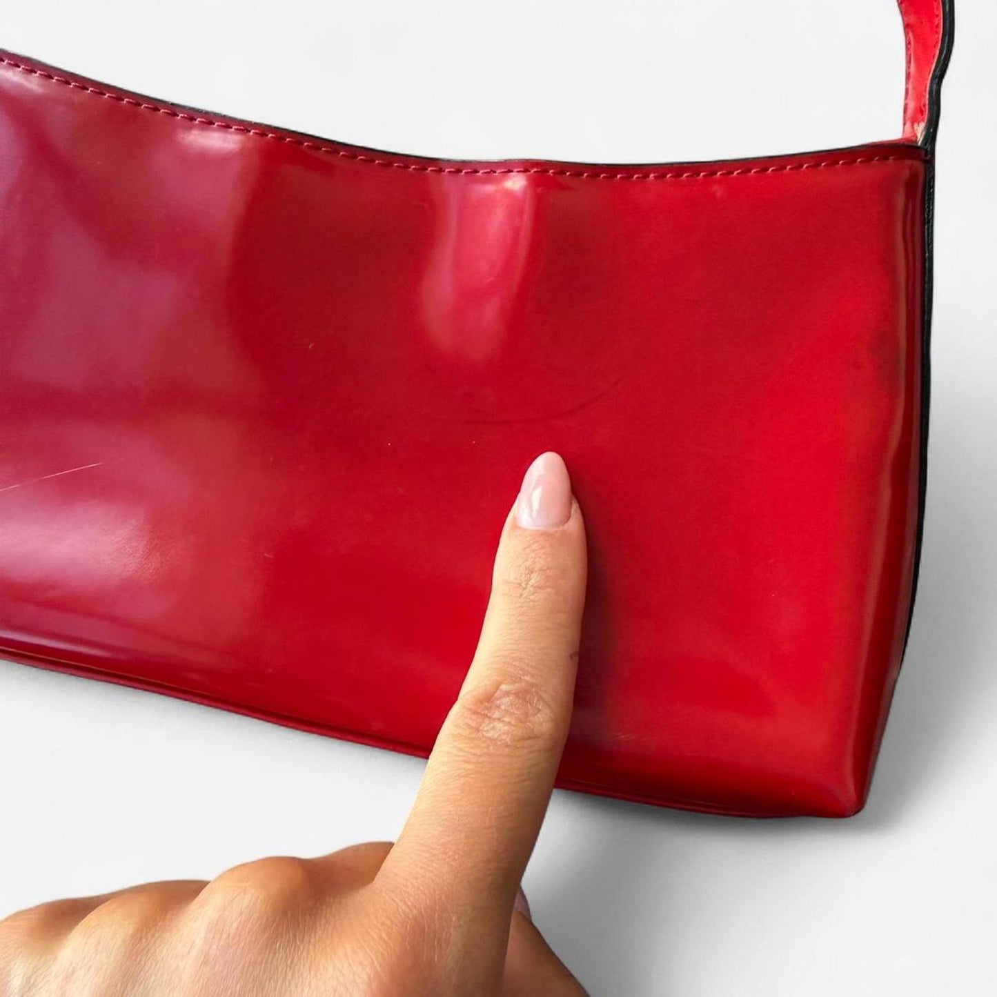 DKNY Women's Red and Black Bag