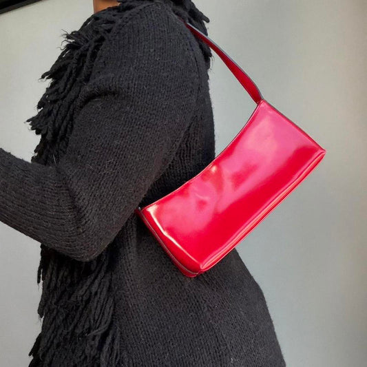 DKNY Women's Red and Black Bag