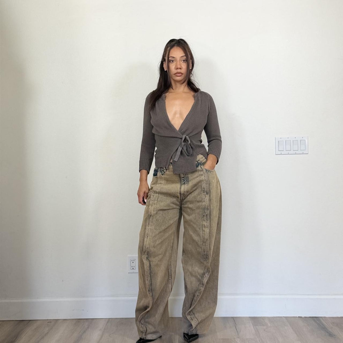 Women's Grey Blous