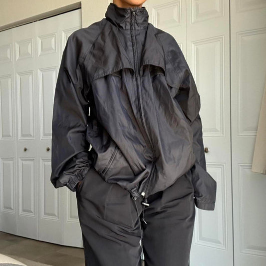 Men's Black and Grey Jacket