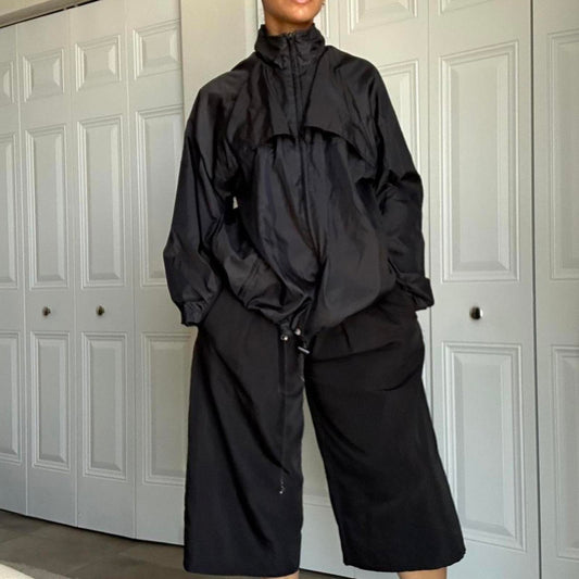 Men's Black and Grey Jacket