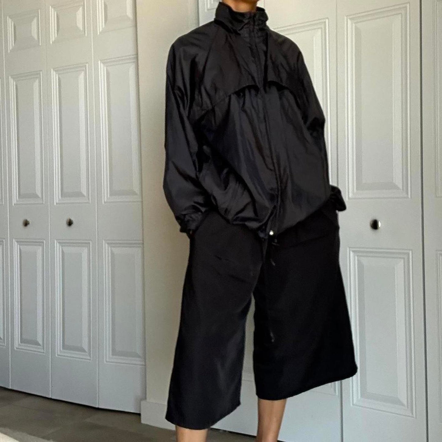 Men's Black and Grey Jacket