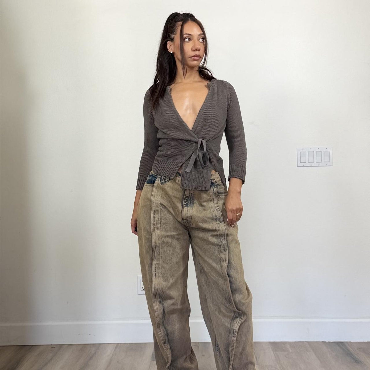 Women's Grey Blous