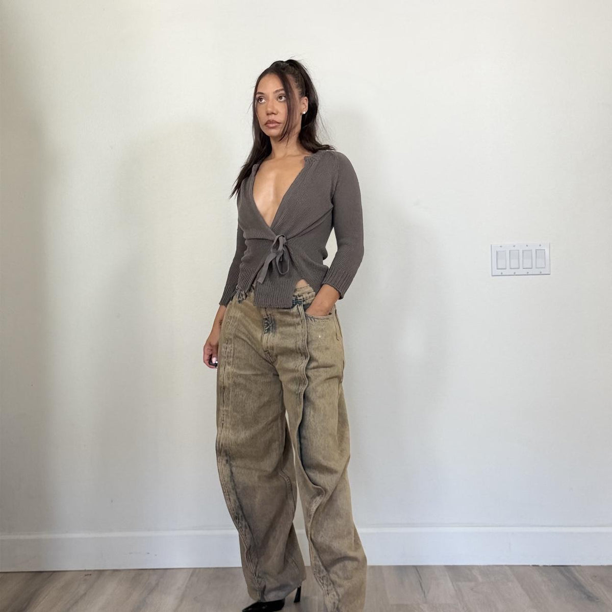 Women's Grey Blous